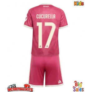 Real Madrid Marc Cucurella #17 Replica Third Stadium Kit for Kids 2026-27 Short Sleeve (+ pants)